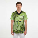 Sydney Thunder NAIDOC Week 2026 Custom Scrub Top 50 Years Deadly Indigenous Art Glitter Effect
