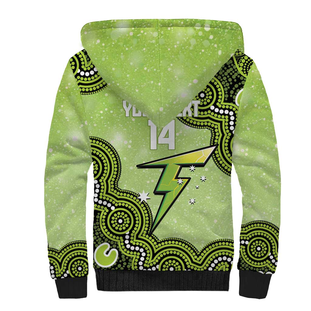 Sydney Thunder NAIDOC Week 2026 Custom Sherpa Hoodie 50 Years Deadly Indigenous Art Glitter Effect