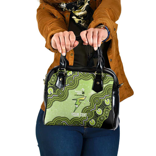 Sydney Thunder NAIDOC Week 2026 Custom Shoulder Handbag 50 Years Deadly Indigenous Art Glitter Effect