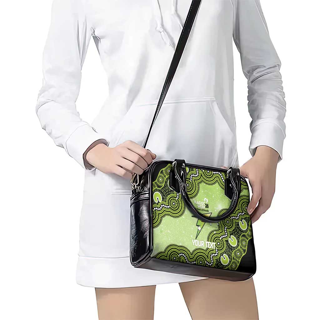 Sydney Thunder NAIDOC Week 2026 Custom Shoulder Handbag 50 Years Deadly Indigenous Art Glitter Effect