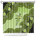 Sydney Thunder NAIDOC Week 2026 Custom Shower Curtain 50 Years Deadly Indigenous Art Glitter Effect