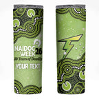 Sydney Thunder NAIDOC Week 2026 Custom Skinny Tumbler 50 Years Deadly Indigenous Art Glitter Effect