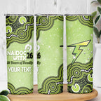 Sydney Thunder NAIDOC Week 2026 Custom Skinny Tumbler 50 Years Deadly Indigenous Art Glitter Effect