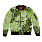 Sydney Thunder NAIDOC Week 2026 Custom Sleeve Zip Bomber Jacket 50 Years Deadly Indigenous Art Glitter Effect