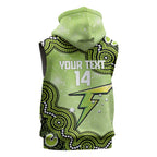 Sydney Thunder NAIDOC Week 2026 Custom Sleeveless Hoodie 50 Years Deadly Indigenous Art Glitter Effect