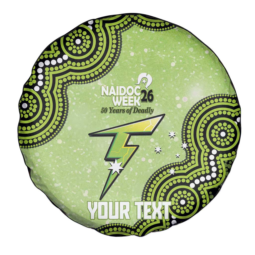 Sydney Thunder NAIDOC Week 2026 Custom Spare Tire Cover 50 Years Deadly Indigenous Art Glitter Effect