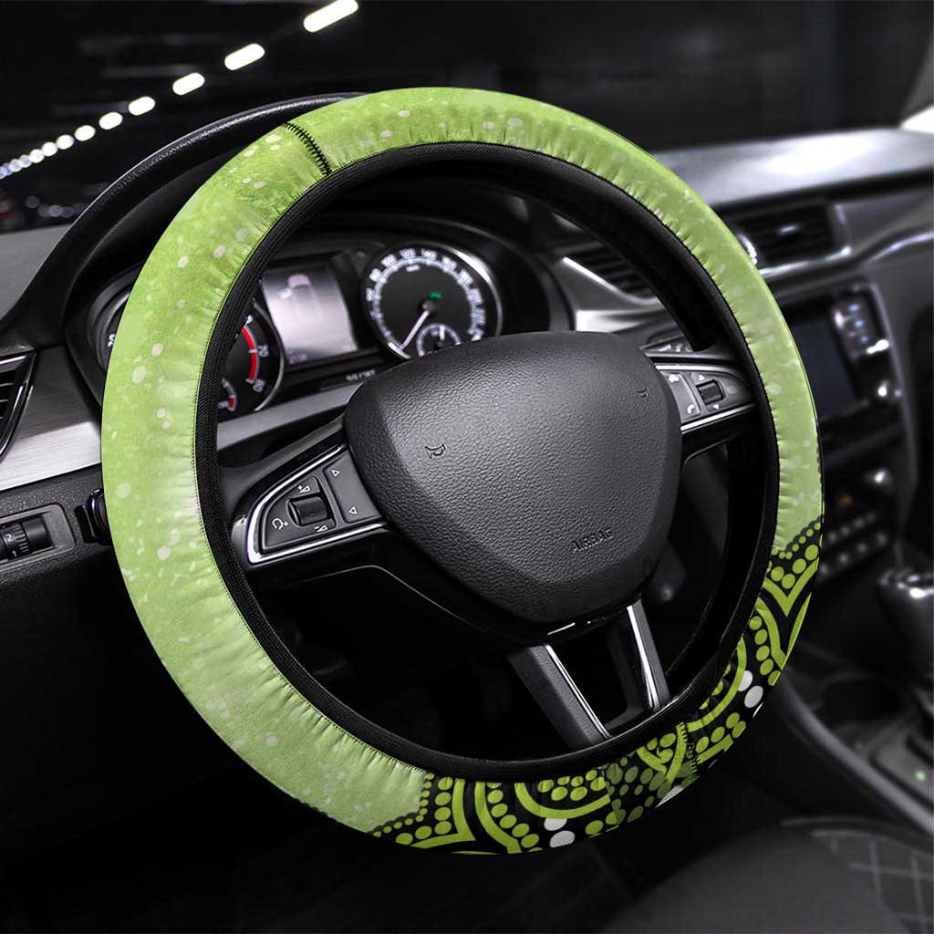 Sydney Thunder NAIDOC Week 2026 Steering Wheel Cover 50 Years Deadly Indigenous Art Glitter Effect