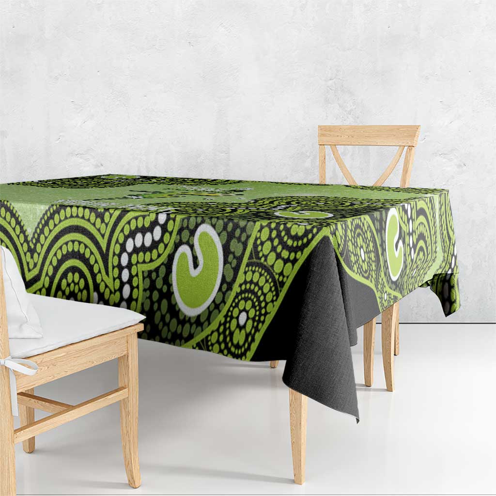 Sydney Thunder NAIDOC Week 2026 Custom Tablecloth 50 Years Deadly Indigenous Art Glitter Effect