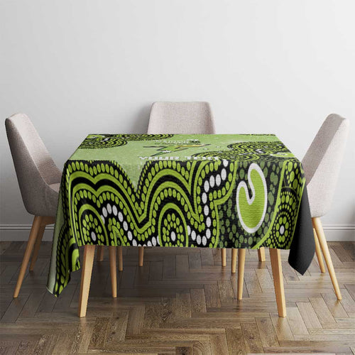 Sydney Thunder NAIDOC Week 2026 Custom Tablecloth 50 Years Deadly Indigenous Art Glitter Effect