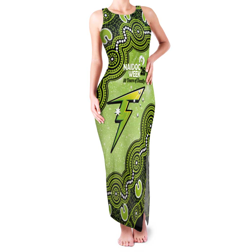 Sydney Thunder NAIDOC Week 2026 Custom Tank Maxi Dress 50 Years Deadly Indigenous Art Glitter Effect