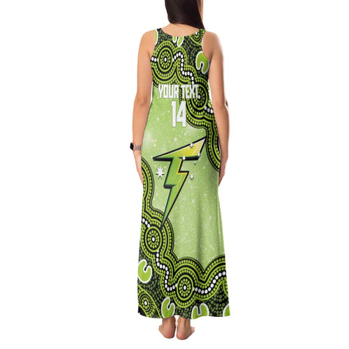 Sydney Thunder NAIDOC Week 2026 Custom Tank Maxi Dress 50 Years Deadly Indigenous Art Glitter Effect