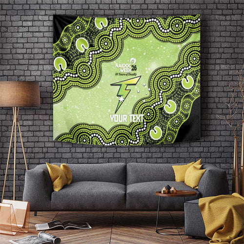 Sydney Thunder NAIDOC Week 2026 Custom Tapestry 50 Years Deadly Indigenous Art Glitter Effect