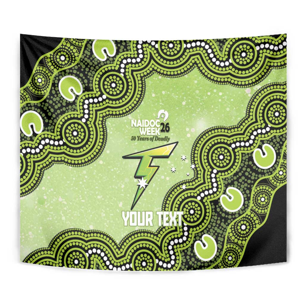 Sydney Thunder NAIDOC Week 2026 Custom Tapestry 50 Years Deadly Indigenous Art Glitter Effect