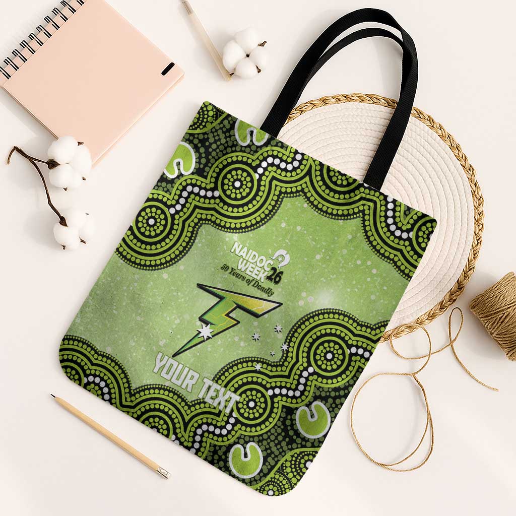 Sydney Thunder NAIDOC Week 2026 Custom Tote Bag 50 Years Deadly Indigenous Art Glitter Effect