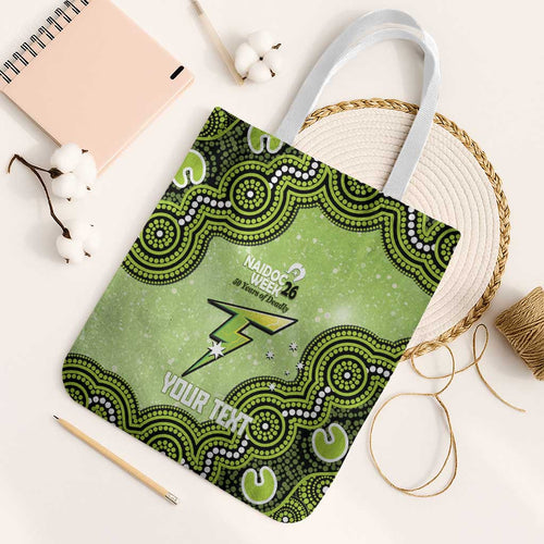Sydney Thunder NAIDOC Week 2026 Custom Tote Bag 50 Years Deadly Indigenous Art Glitter Effect