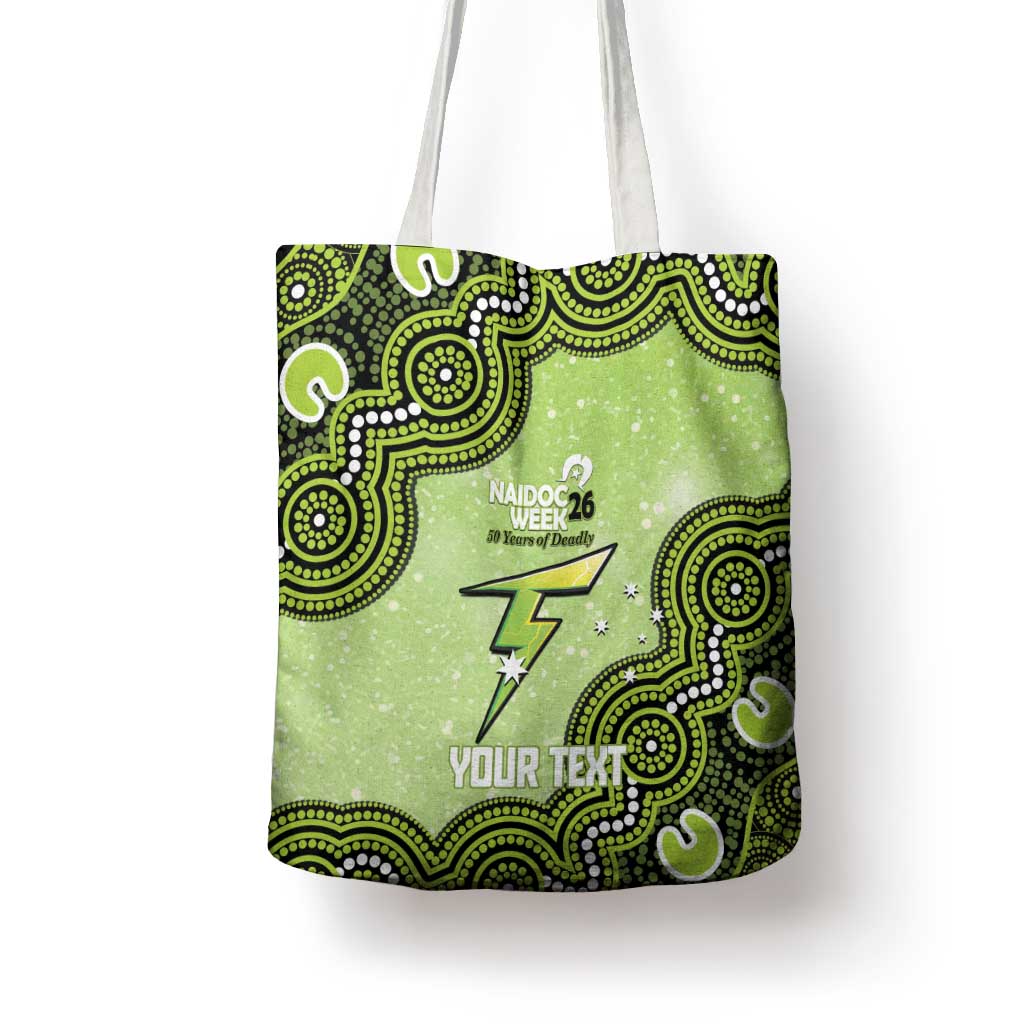 Sydney Thunder NAIDOC Week 2026 Custom Tote Bag 50 Years Deadly Indigenous Art Glitter Effect