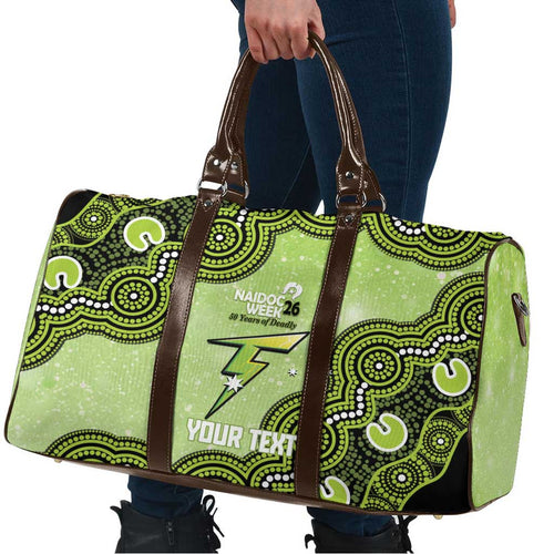 Sydney Thunder NAIDOC Week 2026 Custom Travel Bag 50 Years Deadly Indigenous Art Glitter Effect