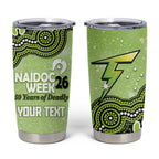 Sydney Thunder NAIDOC Week 2026 Custom Tumbler Cup 50 Years Deadly Indigenous Art Glitter Effect