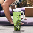 Sydney Thunder NAIDOC Week 2026 Custom Tumbler With Handle 50 Years Deadly Indigenous Art Glitter Effect