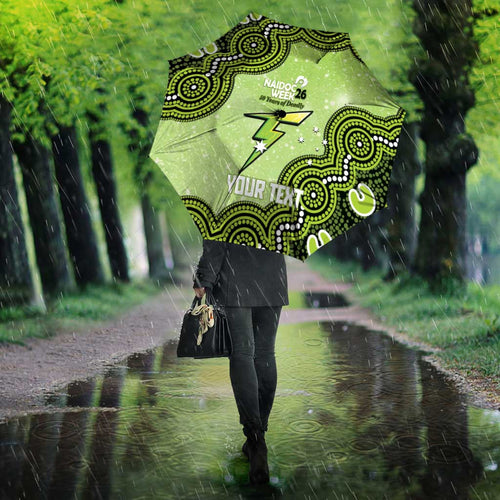 Sydney Thunder NAIDOC Week 2026 Custom Umbrella 50 Years Deadly Indigenous Art Glitter Effect