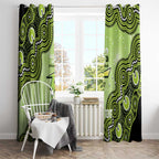 Sydney Thunder NAIDOC Week 2026 Custom Window Curtain 50 Years Deadly Indigenous Art Glitter Effect