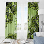 Sydney Thunder NAIDOC Week 2026 Custom Window Curtain 50 Years Deadly Indigenous Art Glitter Effect