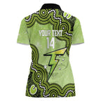 Sydney Thunder NAIDOC Week 2026 Custom Women Polo Shirt 50 Years Deadly Indigenous Art Glitter Effect