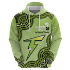 Sydney Thunder NAIDOC Week 2026 Custom Zip Hoodie 50 Years Deadly Indigenous Art Glitter Effect