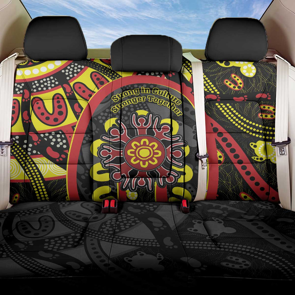 Australia Indigenous Children's Day Back Car Seat Cover Strong In Culture Stronger Together Aboriginal Art