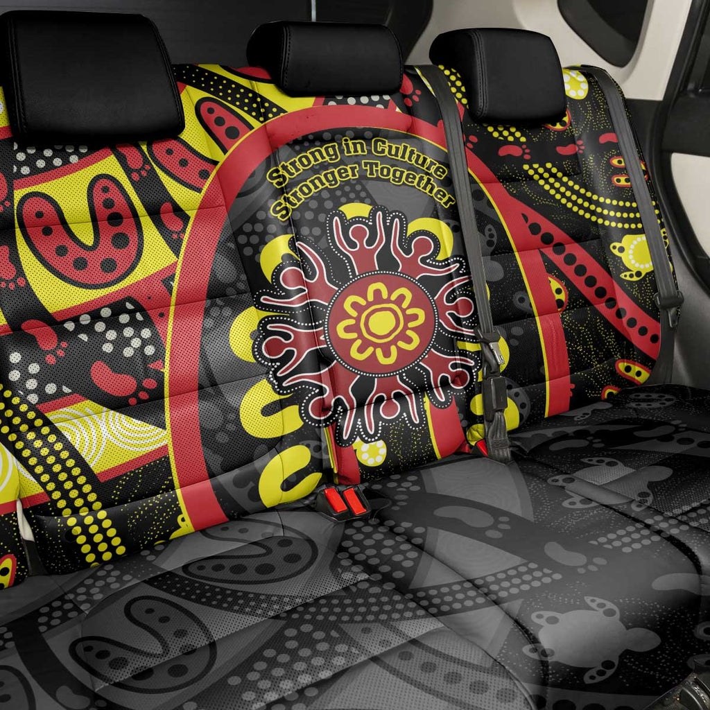 Australia Indigenous Children's Day Back Car Seat Cover Strong In Culture Stronger Together Aboriginal Art