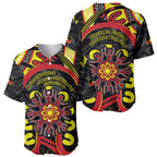 Australia Indigenous Children's Day Baseball Jersey Strong In Culture Stronger Together Aboriginal Art