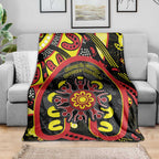 Australia Indigenous Children's Day Blanket Strong In Culture Stronger Together Aboriginal Art