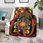 Australia Indigenous Children's Day Blanket Strong In Culture Stronger Together Aboriginal Art