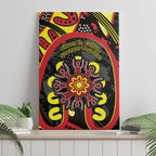 Australia Indigenous Children's Day Canvas Wall Art Strong In Culture Stronger Together Aboriginal Art