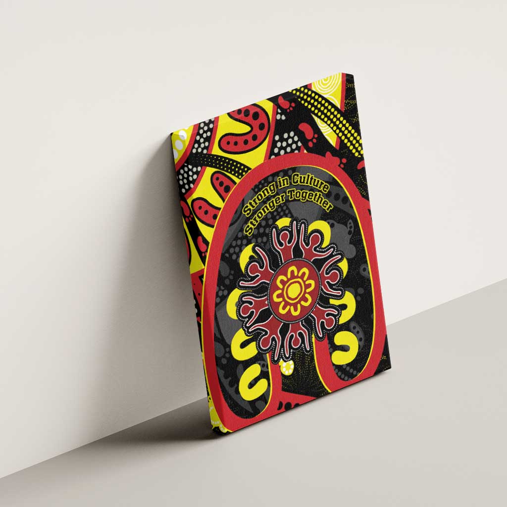 Australia Indigenous Children's Day Canvas Wall Art Strong In Culture Stronger Together Aboriginal Art