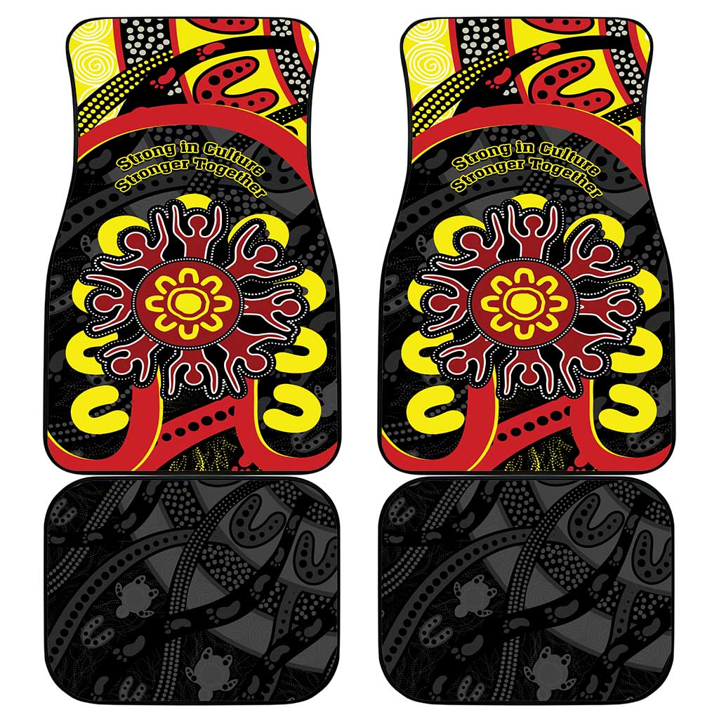 Australia Indigenous Children's Day Car Mats Strong In Culture Stronger Together Aboriginal Art