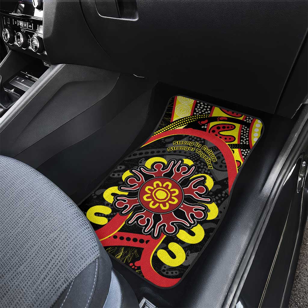 Australia Indigenous Children's Day Car Mats Strong In Culture Stronger Together Aboriginal Art
