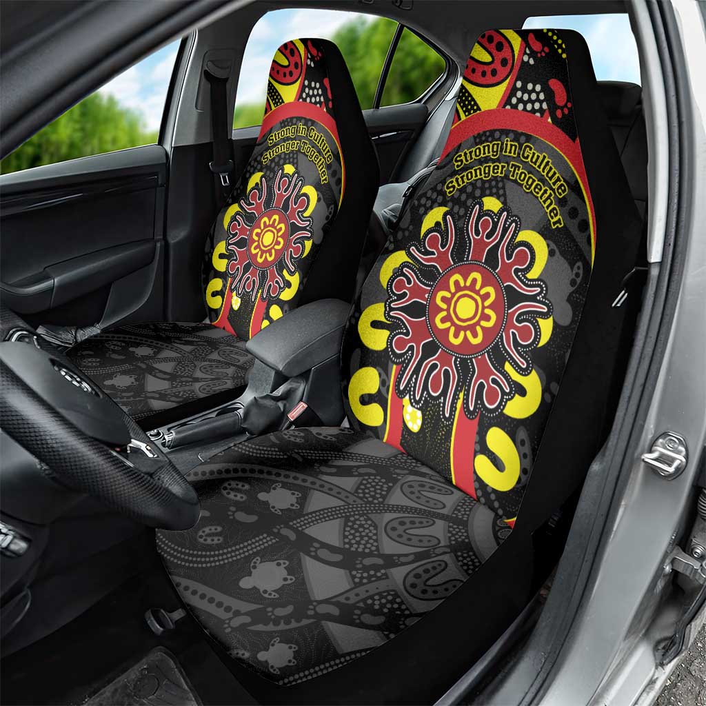 Australia Indigenous Children's Day Car Seat Cover Strong In Culture Stronger Together Aboriginal Art