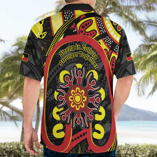 Australia Indigenous Children's Day Hawaiian Shirt Strong In Culture Stronger Together Aboriginal Art