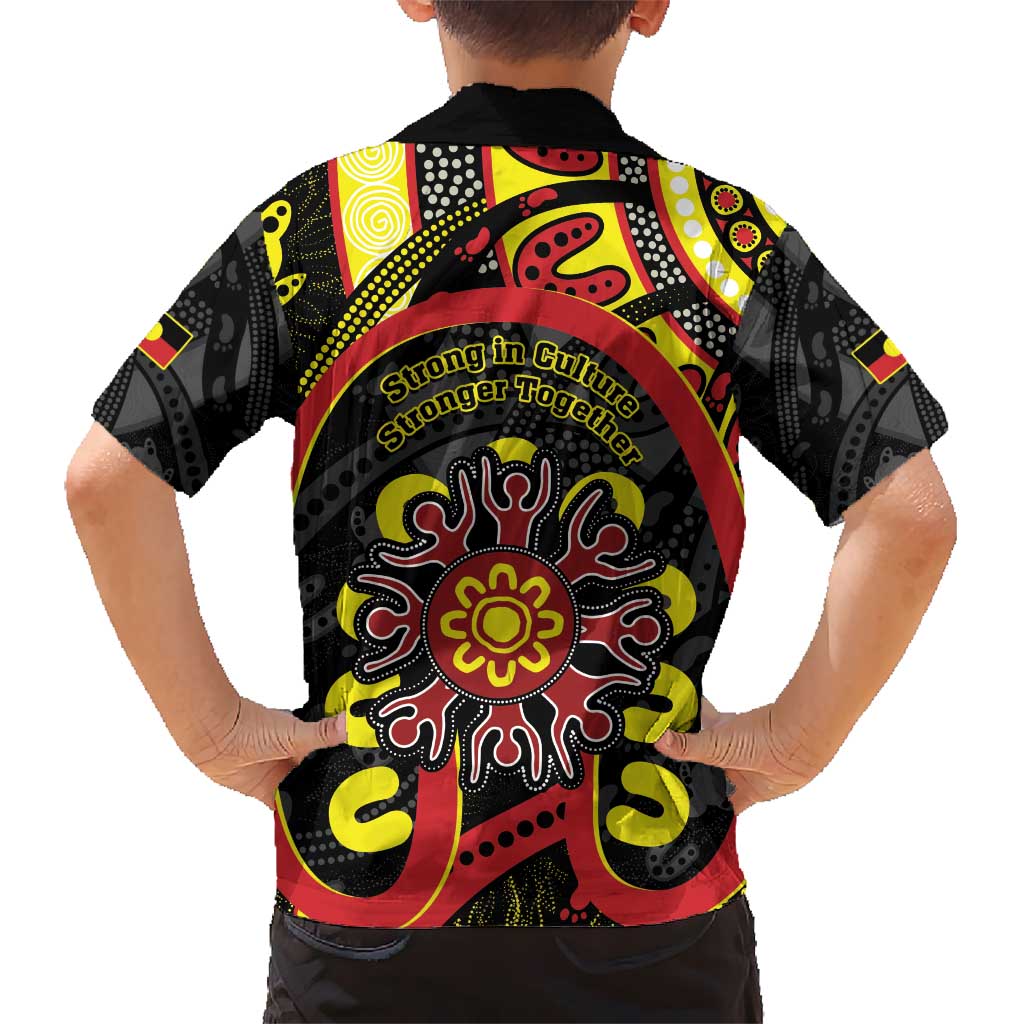 Australia Indigenous Children's Day Hawaiian Shirt Strong In Culture Stronger Together Aboriginal Art
