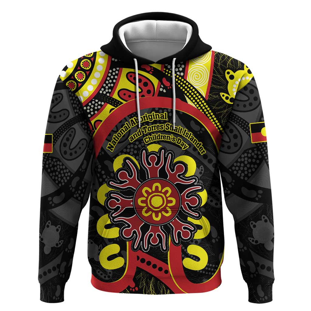 Australia Indigenous Children's Day Hoodie Strong In Culture Stronger Together Aboriginal Art