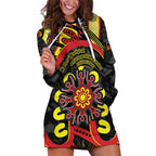 Australia Indigenous Children's Day Hoodie Dress Strong In Culture Stronger Together Aboriginal Art