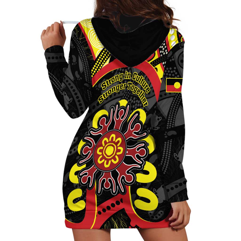 Australia Indigenous Children's Day Hoodie Dress Strong In Culture Stronger Together Aboriginal Art