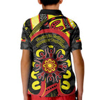 Australia Indigenous Children's Day Kid Polo Shirt Strong In Culture Stronger Together Aboriginal Art