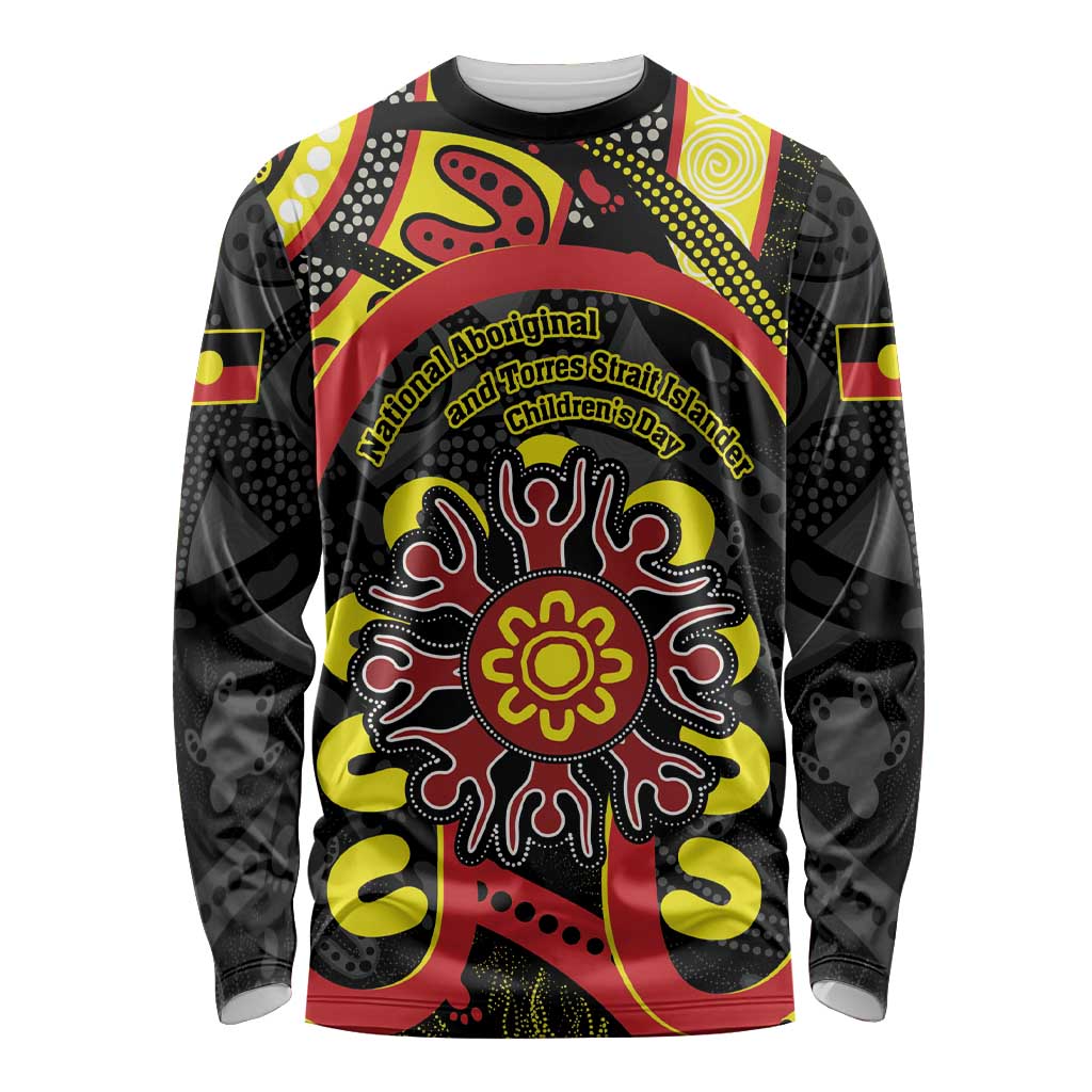 Australia Indigenous Children's Day Long Sleeve Shirt Strong In Culture Stronger Together Aboriginal Art