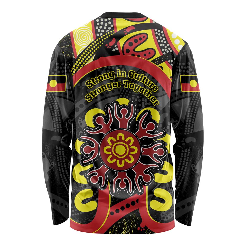 Australia Indigenous Children's Day Long Sleeve Shirt Strong In Culture Stronger Together Aboriginal Art