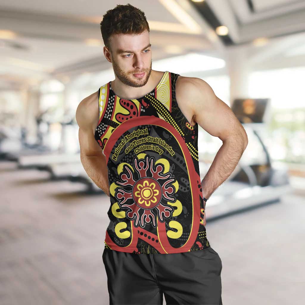 Australia Indigenous Children's Day Men Tank Top Strong In Culture Stronger Together Aboriginal Art