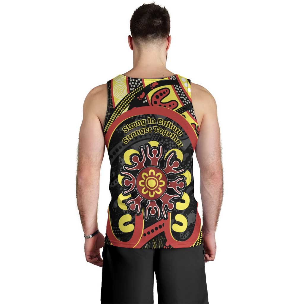 Australia Indigenous Children's Day Men Tank Top Strong In Culture Stronger Together Aboriginal Art