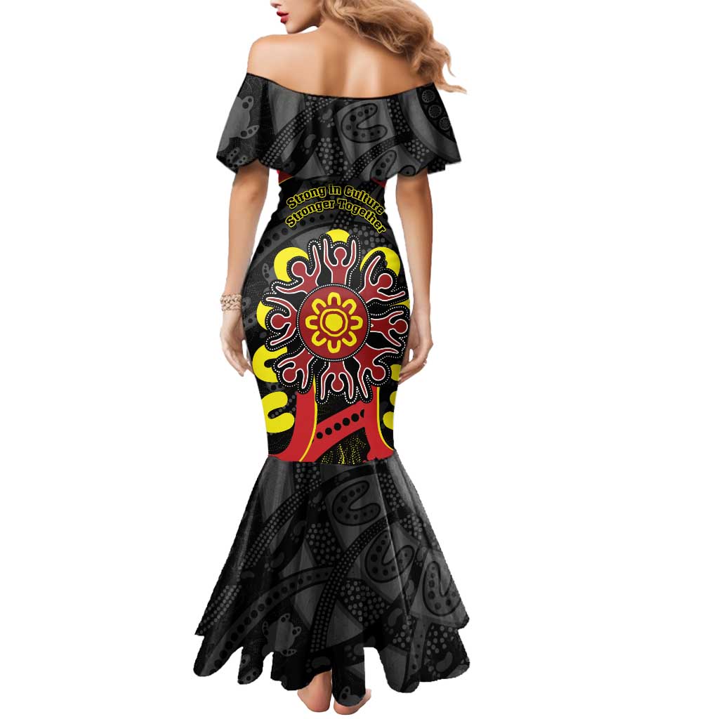 Australia Indigenous Children's Day Mermaid Dress Strong In Culture Stronger Together Aboriginal Art