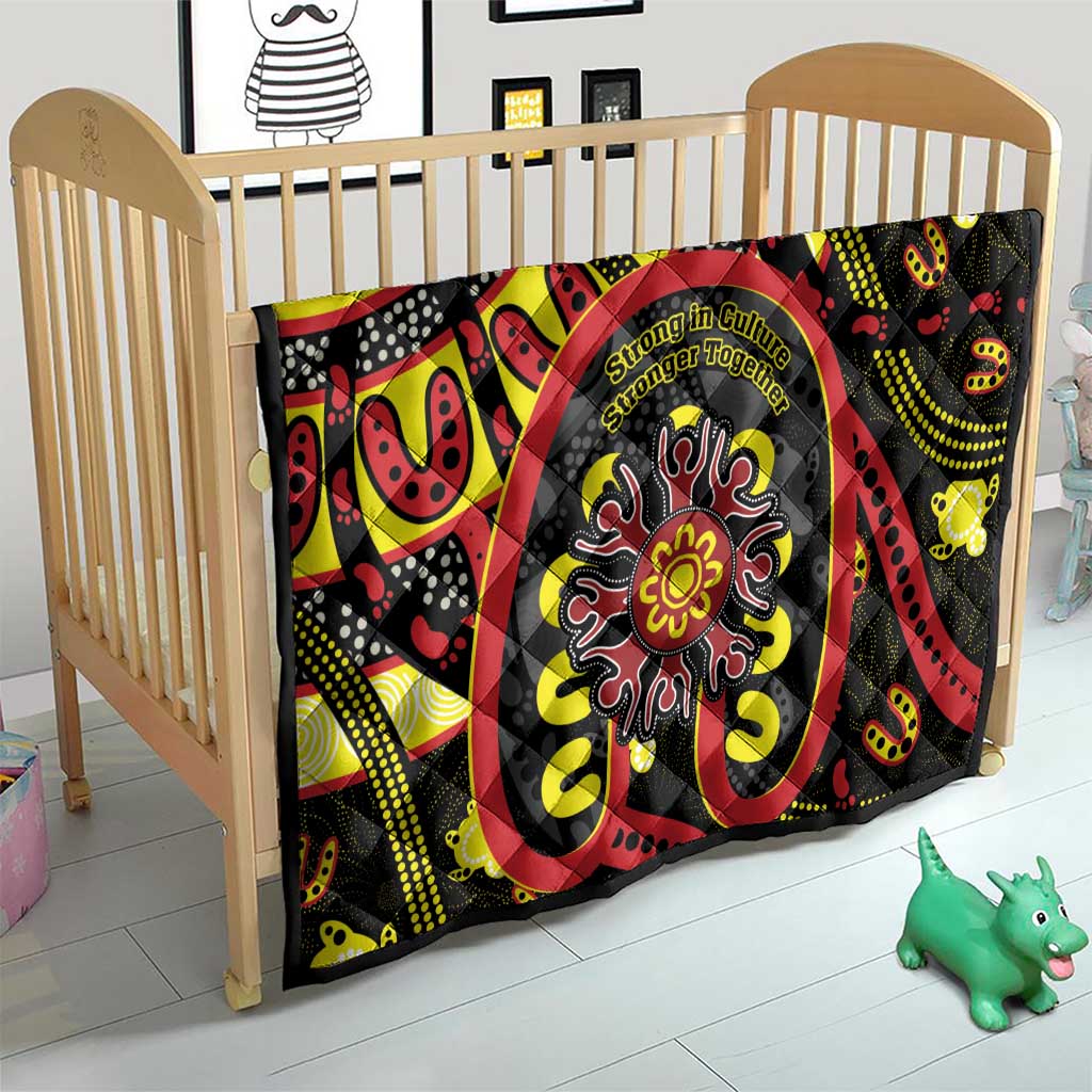 Australia Indigenous Children's Day Quilt Strong In Culture Stronger Together Aboriginal Art